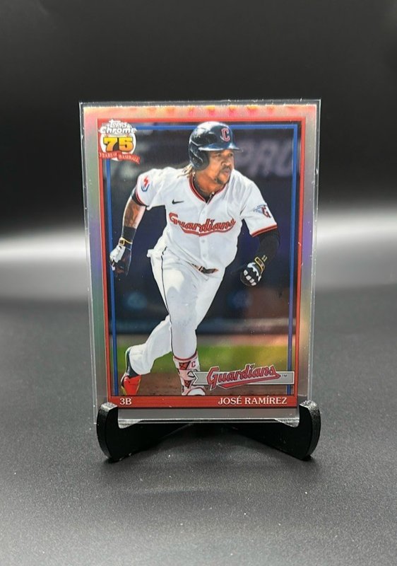 2026 Topps Chrome #91CB-9 José Ramírez 1991 Topps Baseball 35th Anniversary