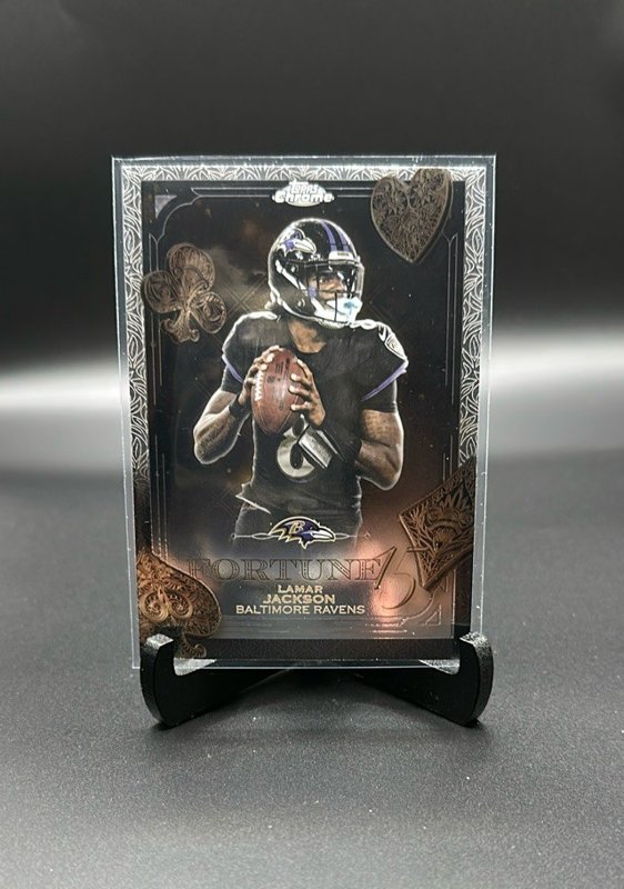 2025 Topps Chrome #F15-1 Lamar Jackson Fortune 15