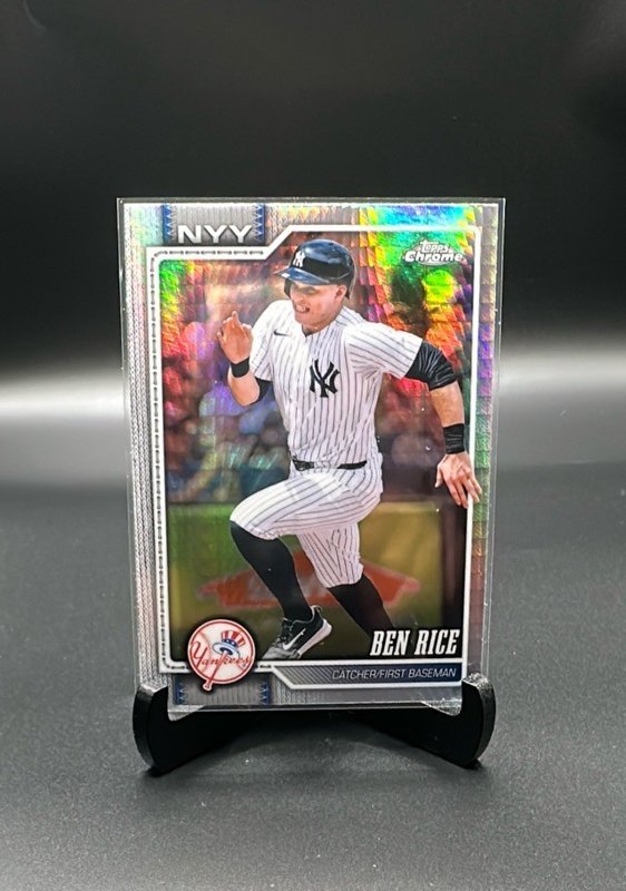 2026 Topps Chrome #295 Ben Rice Prism Refractors