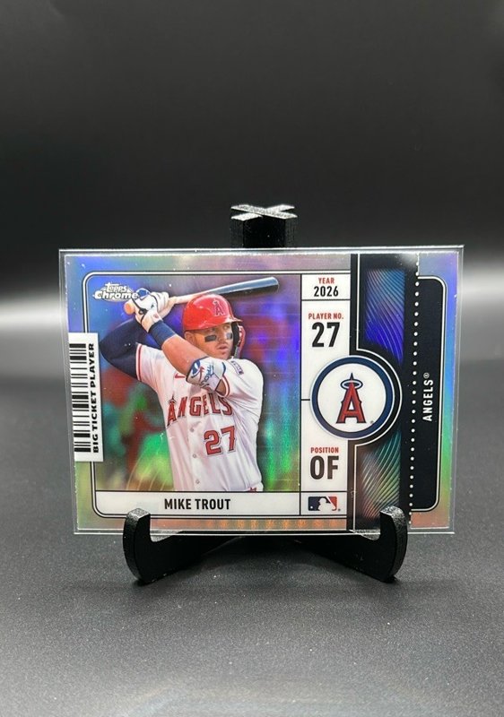 2026 Topps Chrome #BTP-1 Mike Trout Big Ticket Players