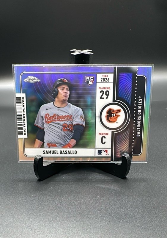 2026 Topps Chrome #BTP-25 Samuel Basallo Big Ticket Players