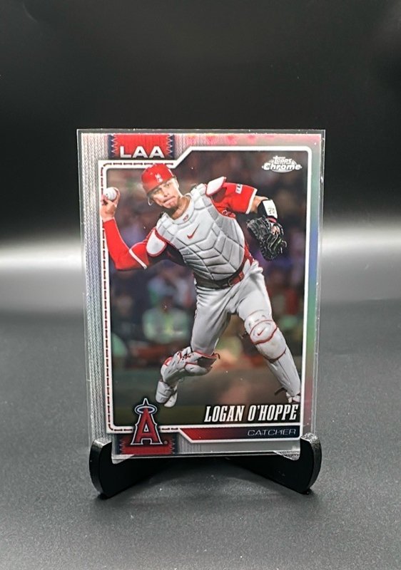 2026 Topps Chrome #97 Logan O'Hoppe Refractors