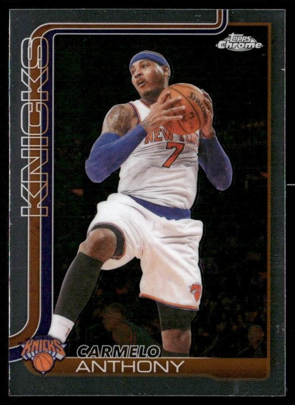 2025-26 Topps Chrome Update #148 Carmelo Anthony