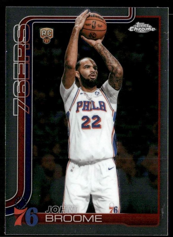 2025-26 Topps Chrome Update #185 Johni Broome