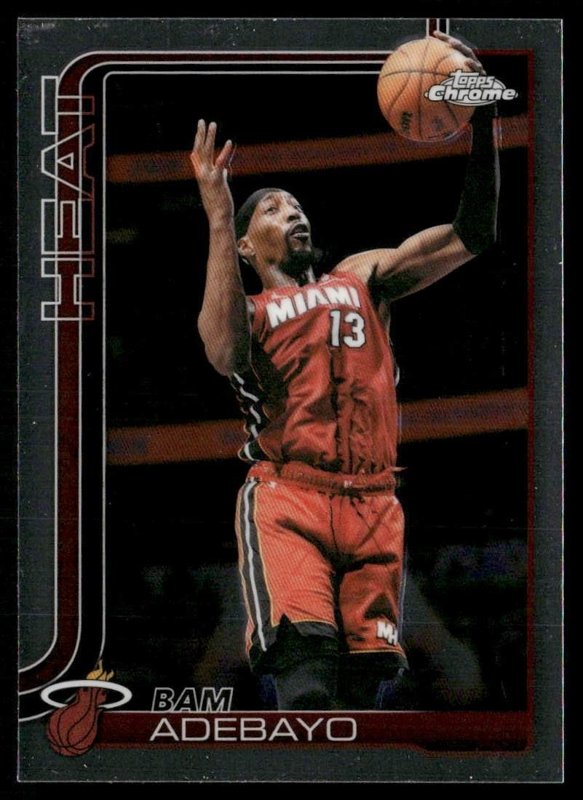 2025-26 Topps Chrome Update #35 Bam Adebayo