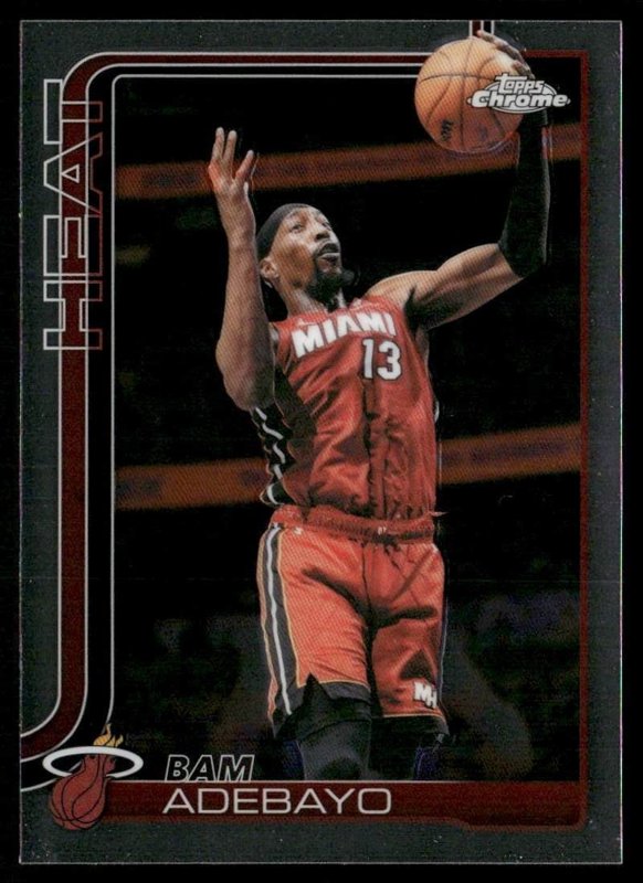 2025-26 Topps Chrome Update #35 Bam Adebayo