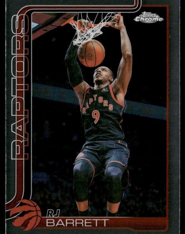 2025-26 Topps Chrome Update #73 RJ Barrett
