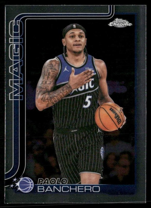 2025-26 Topps Chrome Update #5 Paolo Banchero