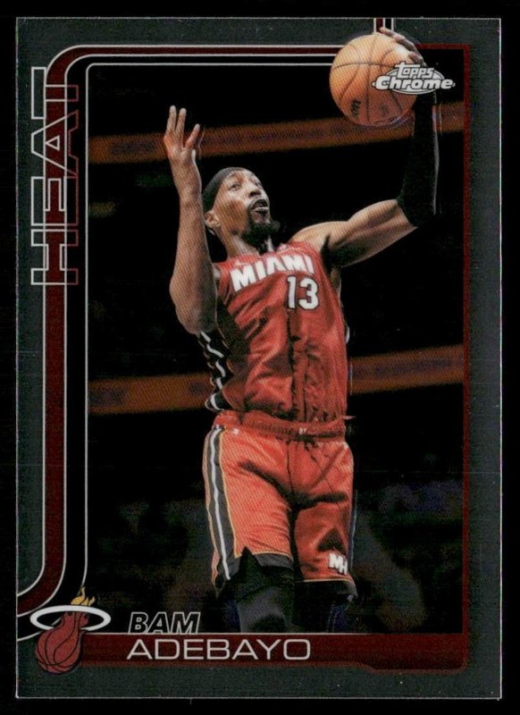 2025-26 Topps Chrome Update #35 Bam Adebayo