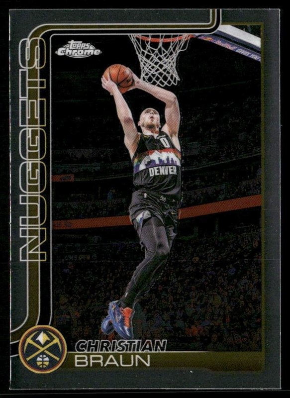 2025-26 Topps Chrome Update #115 Christian Braun