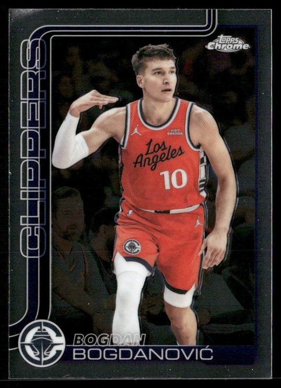 2025-26 Topps Chrome Update #92 Bogdan Bogdanović