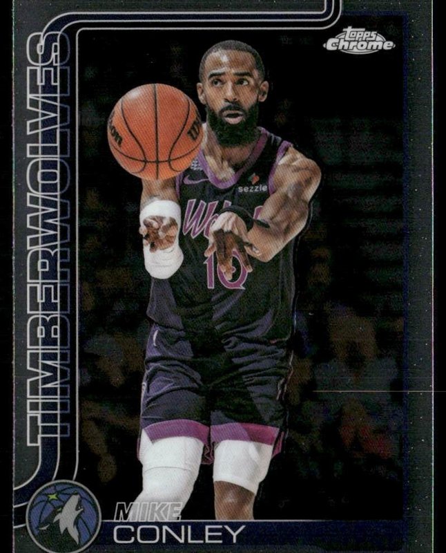 2025-26 Topps Chrome Update #109 Mike Conley