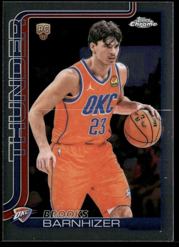 2025-26 Topps Chrome Update #195 Brooks Barnhizer