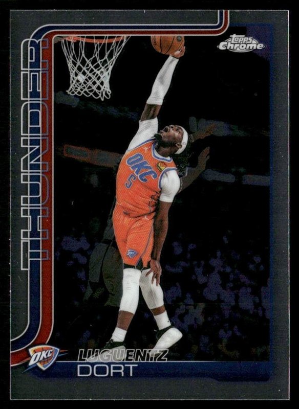 2025-26 Topps Chrome Update #127 Luguentz Dort