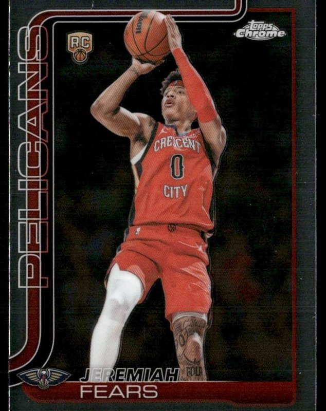 2025-26 Topps Chrome Update #157 Jeremiah Fears