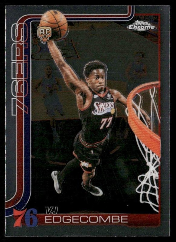 2025-26 Topps Chrome Update #153 VJ Edgecombe
