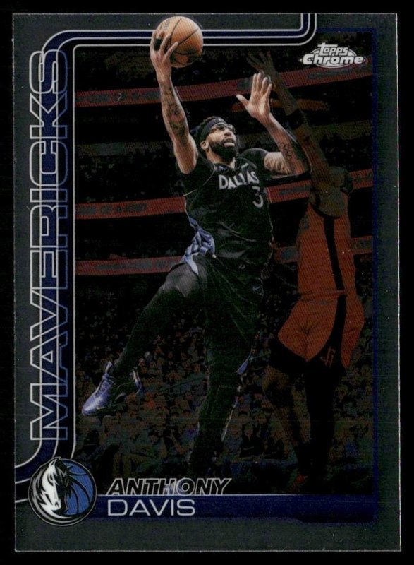 2025-26 Topps Chrome Update #4 Anthony Davis