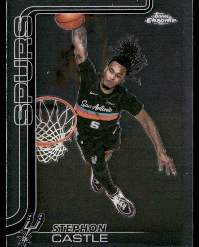 2025-26 Topps Chrome Update #82 Stephon Castle