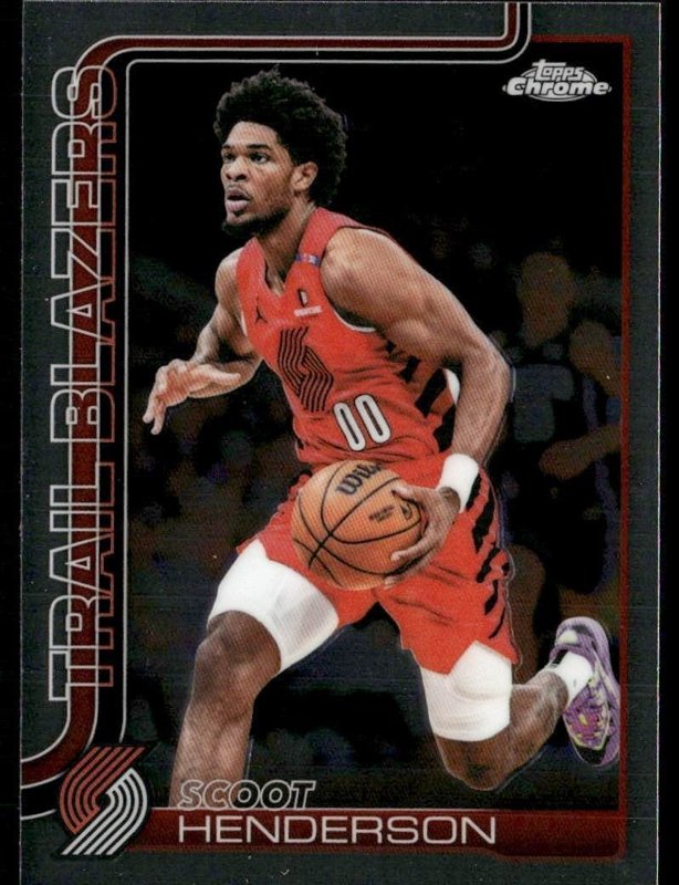 2025-26 Topps Chrome Update #85 Scoot Henderson