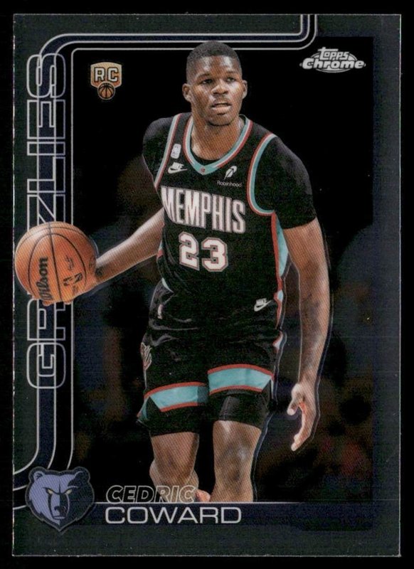 2025-26 Topps Chrome Update #161 Cedric Coward