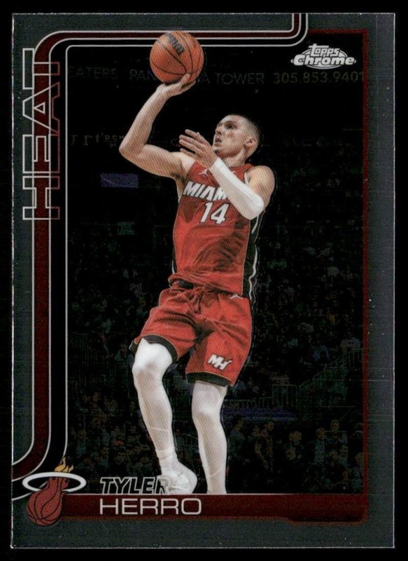 2025-26 Topps Chrome Update #51 Tyler Herro