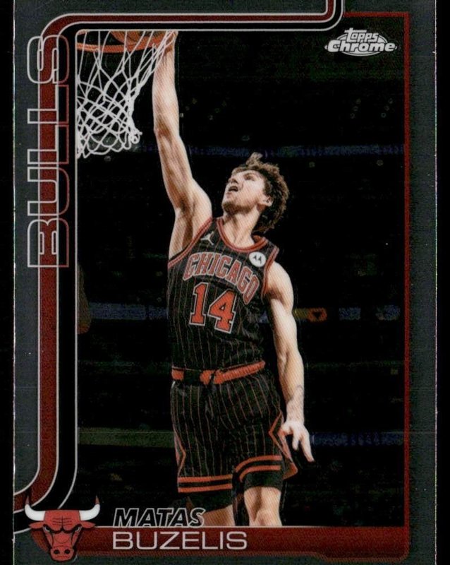 2025-26 Topps Chrome Update #130 Matas Buzelis