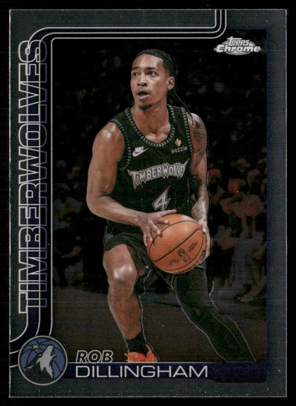 2025-26 Topps Chrome Update #105 Rob Dillingham