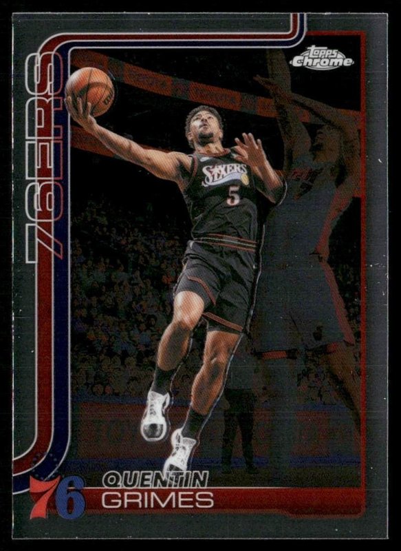 2025-26 Topps Chrome Update #137 Quentin Grimes