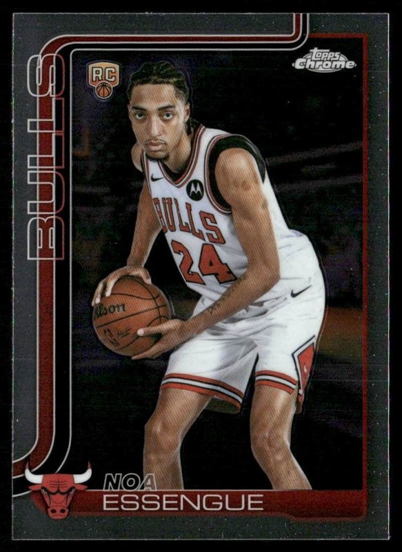 2025-26 Topps Chrome Update #162 Noa Essengue