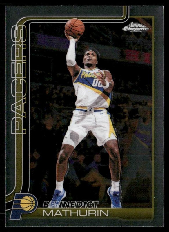 2025-26 Topps Chrome Update #133 Bennedict Mathurin