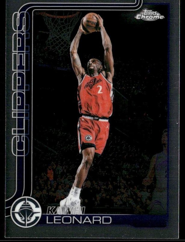2025-26 Topps Chrome Update #24 Kawhi Leonard