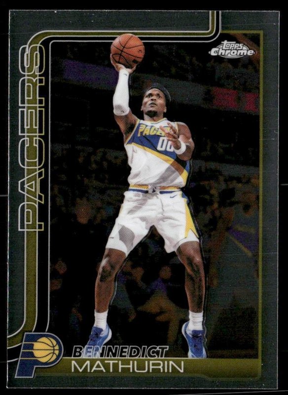 2025-26 Topps Chrome Update #133 Bennedict Mathurin