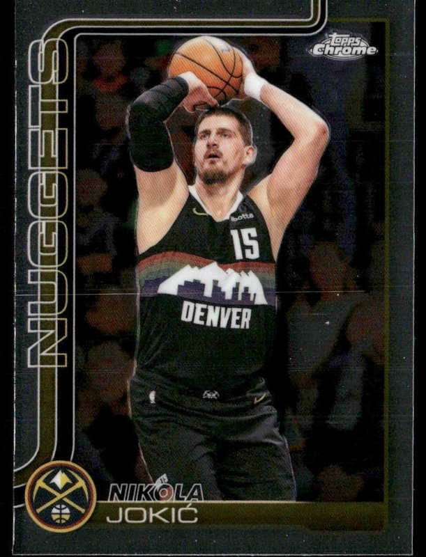 2025-26 Topps Chrome Update #12 Nikola Jokić
