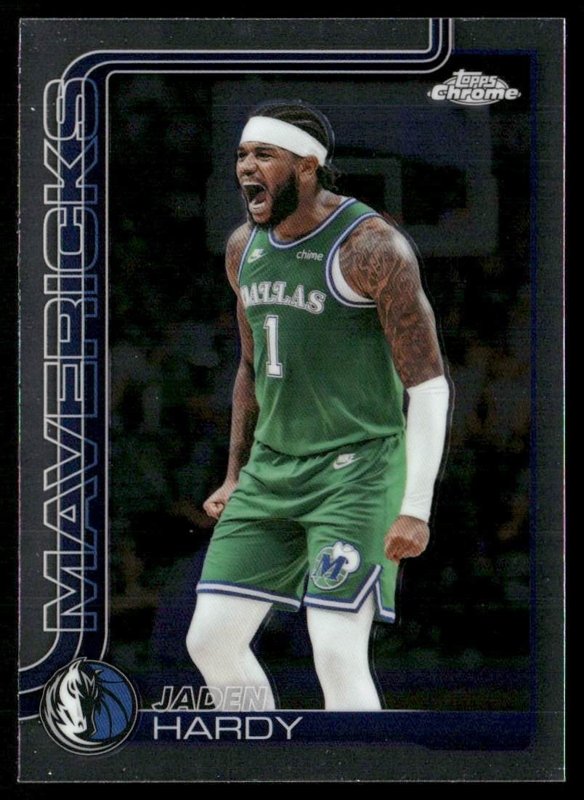 2025-26 Topps Chrome Update #140 Jaden Hardy