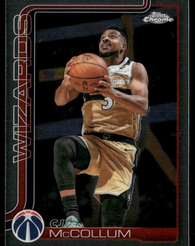 2025-26 Topps Chrome Update #75 CJ McCollum