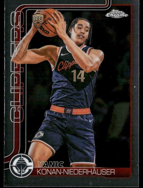 2025-26 Topps Chrome Update #180 Yanic Konan-Niederhäuser