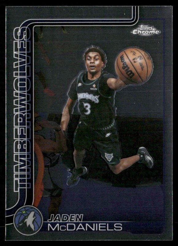 2025-26 Topps Chrome Update #126 Jaden McDaniels