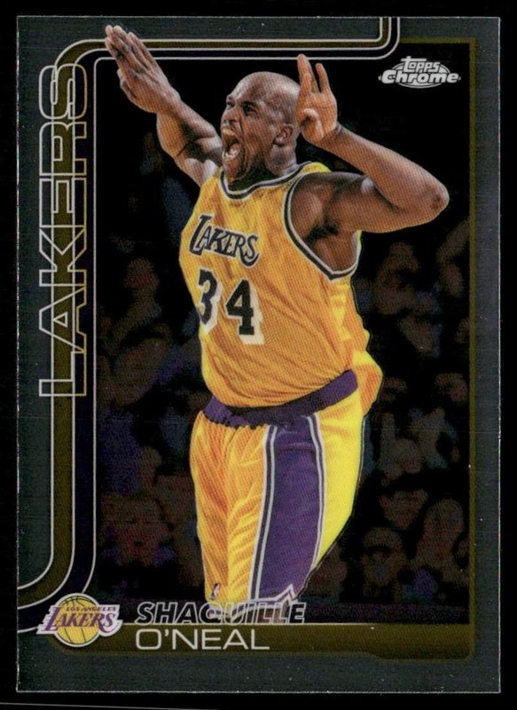 2025-26 Topps Chrome Update #142 Shaquille O’Neal