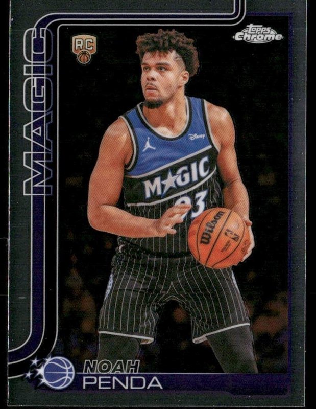 2025-26 Topps Chrome Update #182 Noah Penda