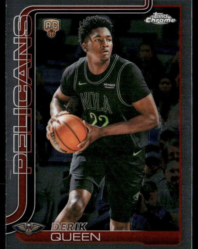 2025-26 Topps Chrome Update #163 Derik Queen