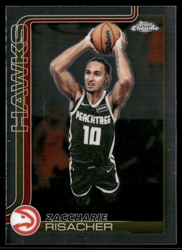 2025-26 Topps Chrome Update #88 Zaccharie Risacher