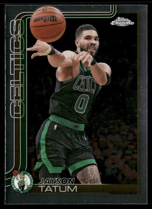 2025-26 Topps Chrome Update #8 Jayson Tatum