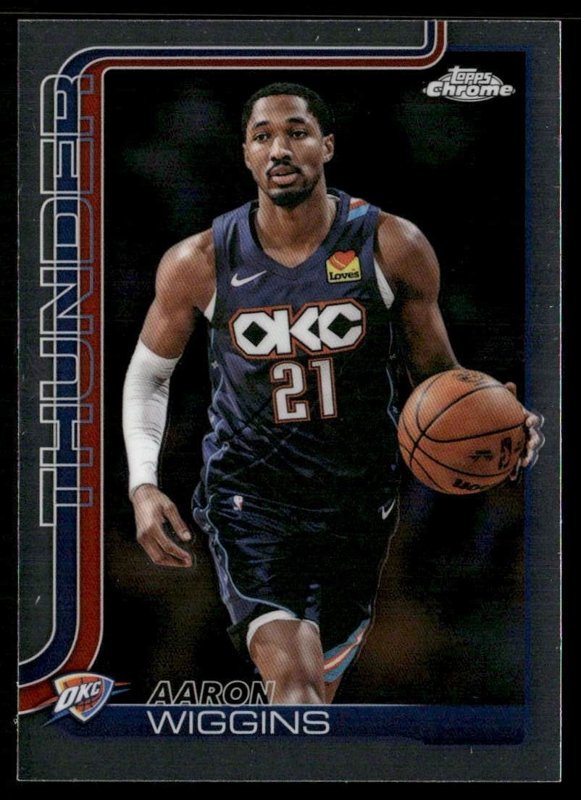 2025-26 Topps Chrome Update #132 Aaron Wiggins