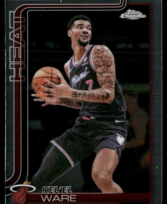 2025-26 Topps Chrome Update #112 Kel’el Ware