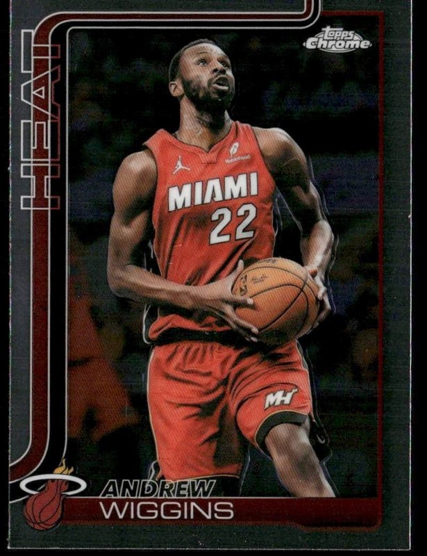 2025-26 Topps Chrome Update #128 Andrew Wiggins