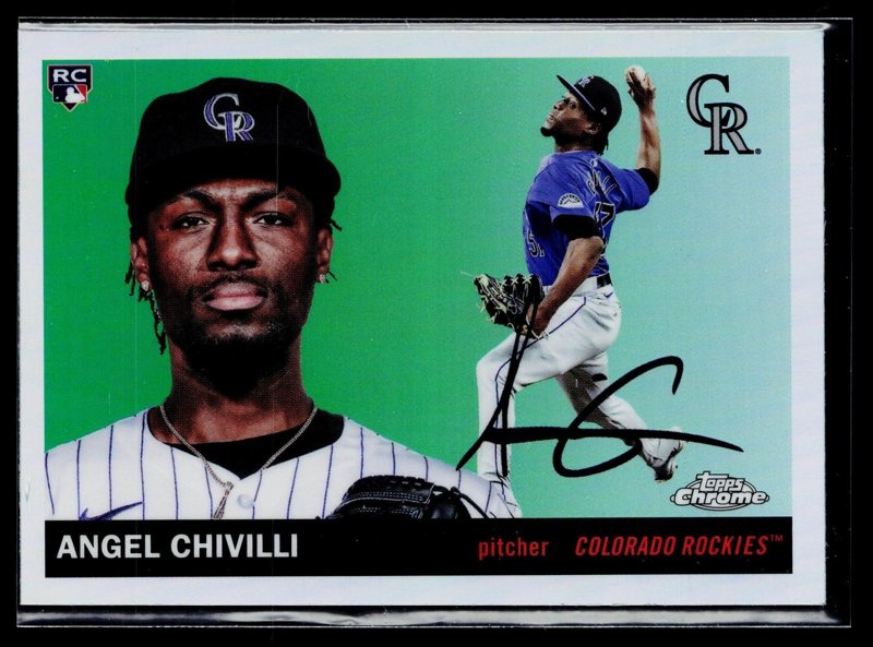 2025 Topps Chrome Platinum #339 Angel Chivilli Refractors