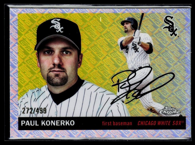 2025 Topps Chrome Platinum #407 Paul Konerko Topps Refractors #/499
