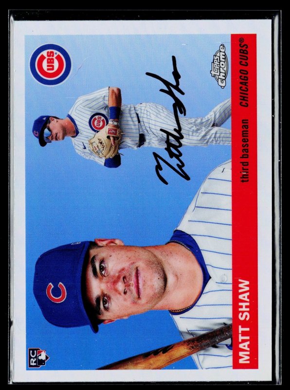 2025 Topps Chrome Platinum #309 Matt Shaw Refractors