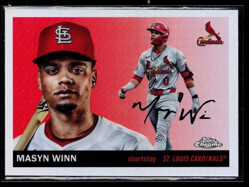 2025 Topps Chrome Platinum #163 Masyn Winn Refractors