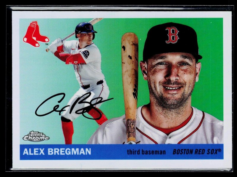 2025 Topps Chrome Platinum #196 Alex Bregman Refractors